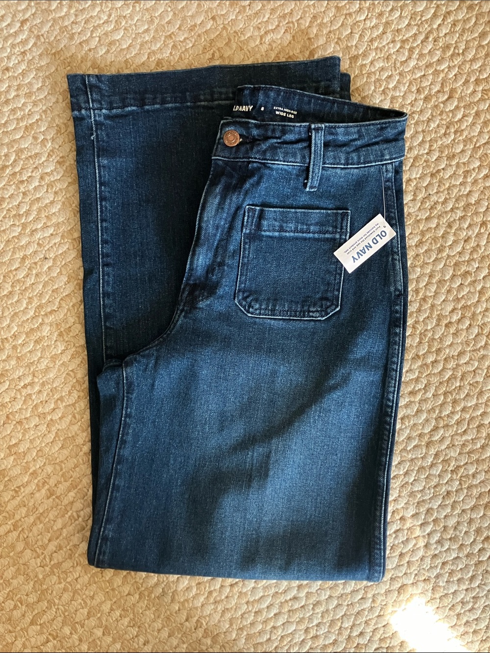 Old Navy Extra High-Rise Wide Leg Jeans